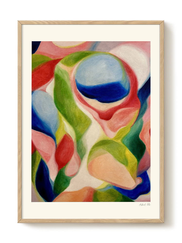 abstract portrait portrait Poster