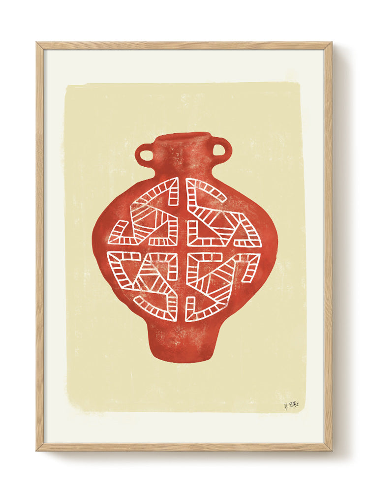 abstract portrait portrait Poster