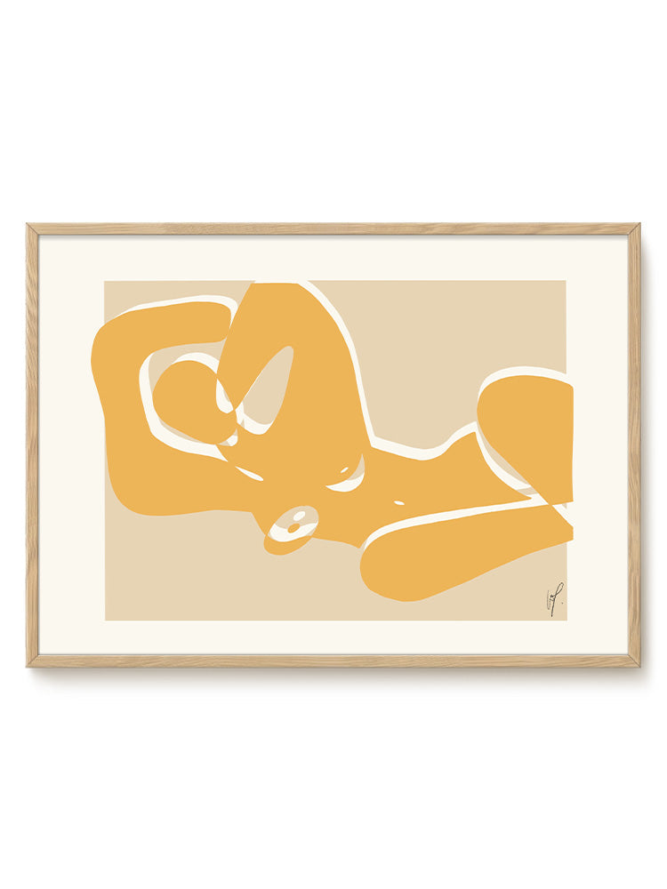 abstract landscape horizontal Poster