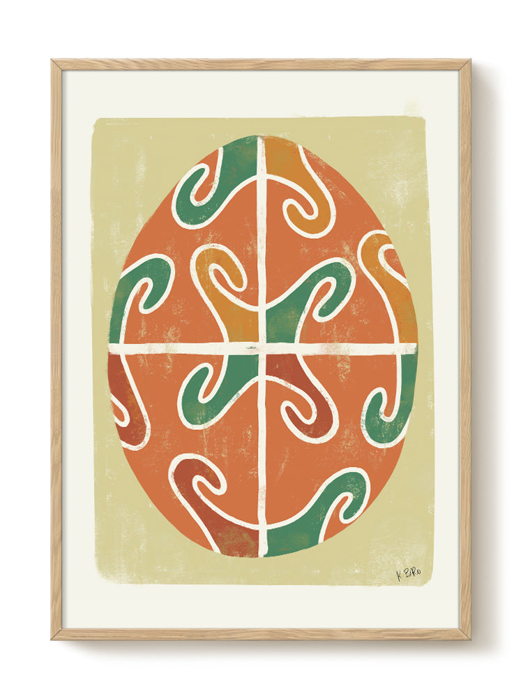 abstract portrait portrait Poster