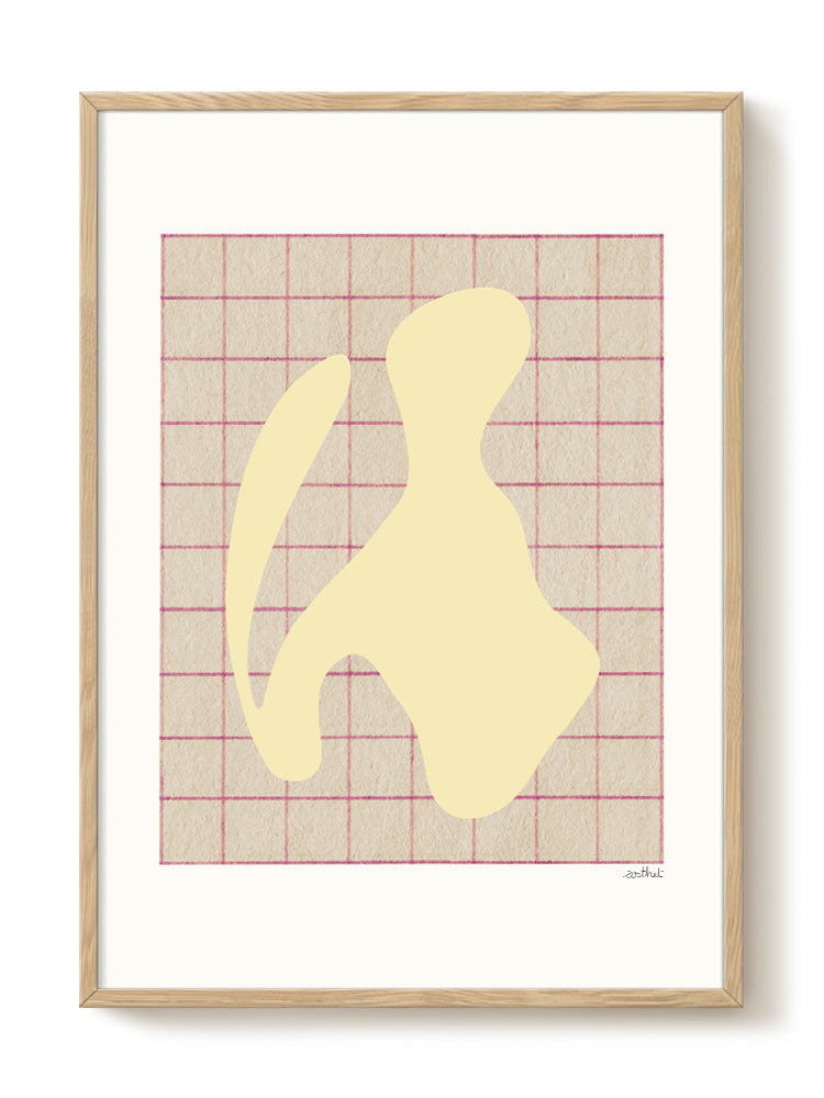 abstract portrait portrait Poster