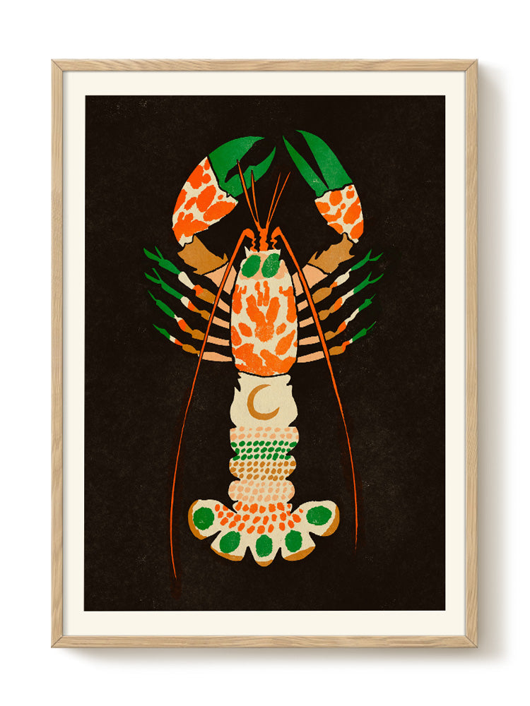 abstract animal portrait neutral Poster