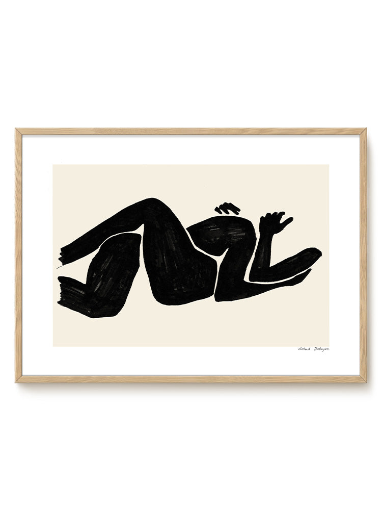 Astrid - Lovers – modern wall art print, Falcozi Studio