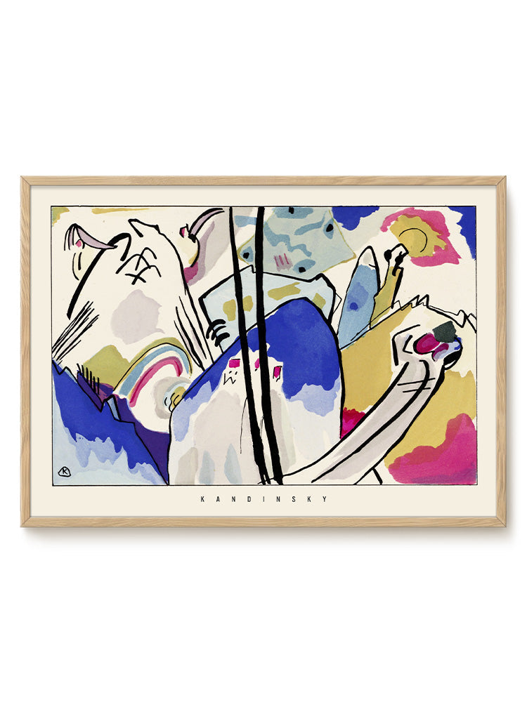 Kandinsky - der Blaue Reiter – modern wall art print, Falcozi Studio