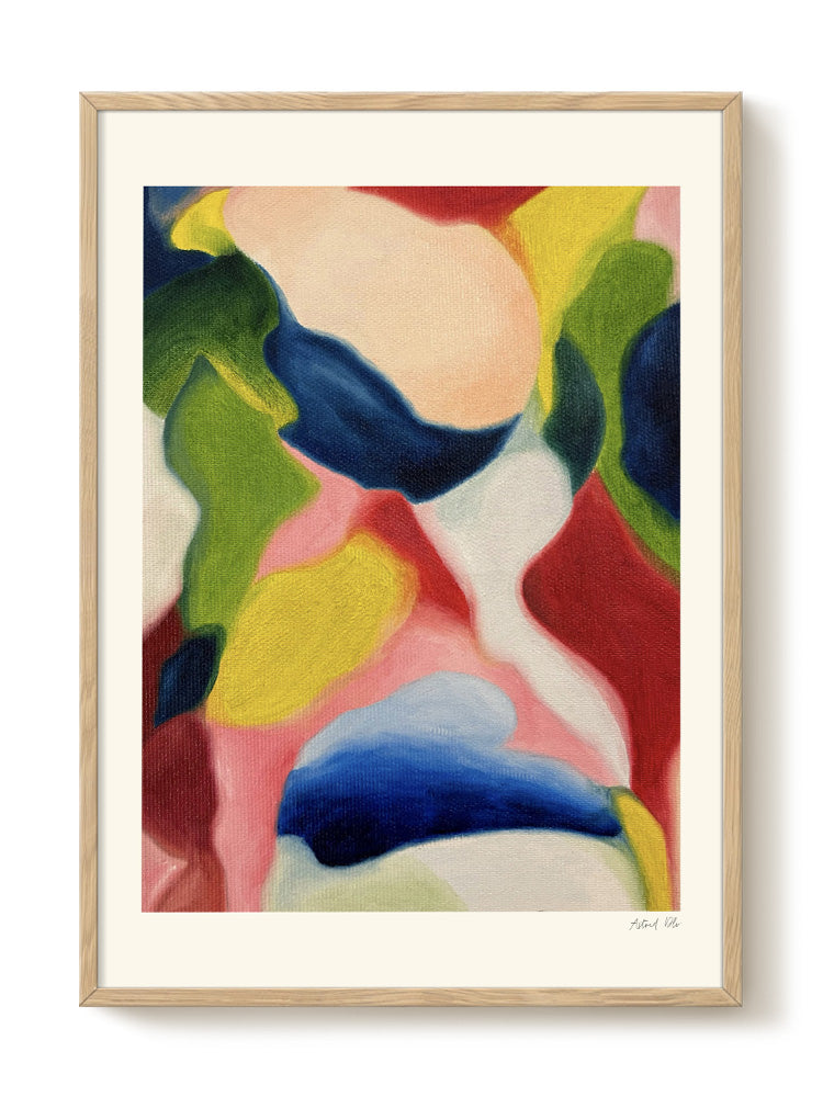abstract portrait portrait Poster
