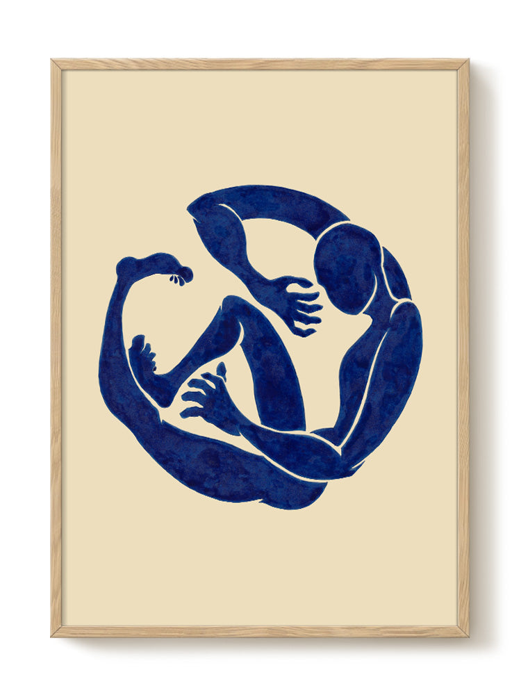 Javier - Round – modern wall art print, Falcozi Studio