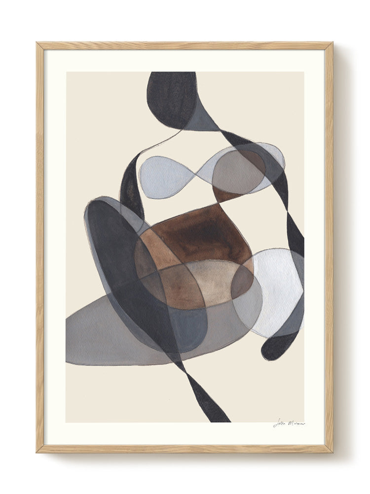abstract portrait portrait Poster