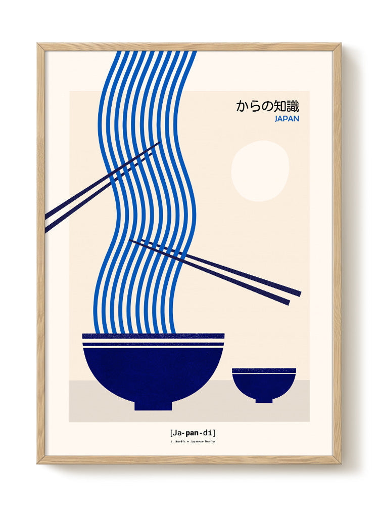 minimalist food portrait Poster