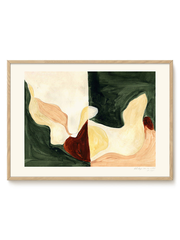 abstract landscape horizontal Poster