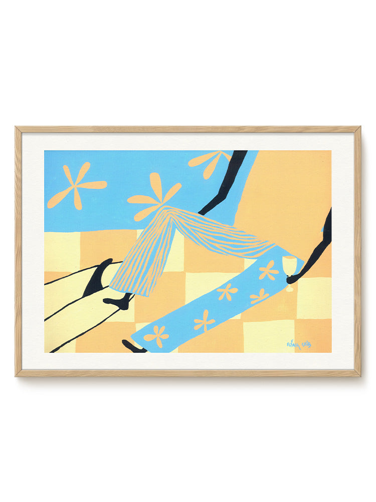 abstract landscape horizontal Poster