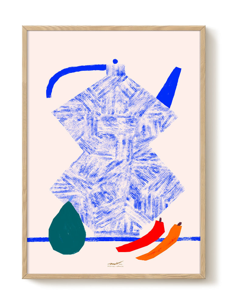 abstract portrait portrait Poster