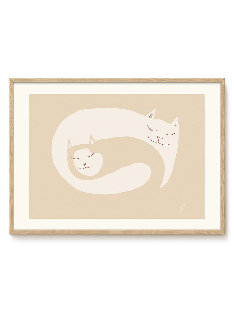 Abstract Birds Print – modern animal wall art, unique design