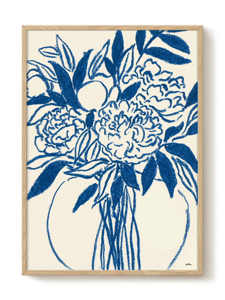 abstract portrait portrait pastel Poster