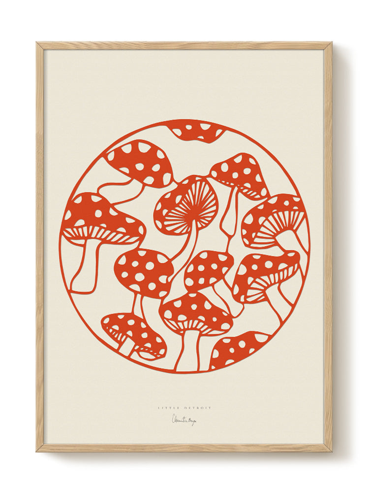 abstract portrait portrait Poster