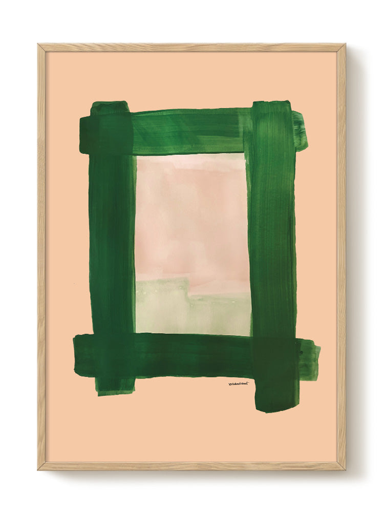 abstract portrait portrait Poster