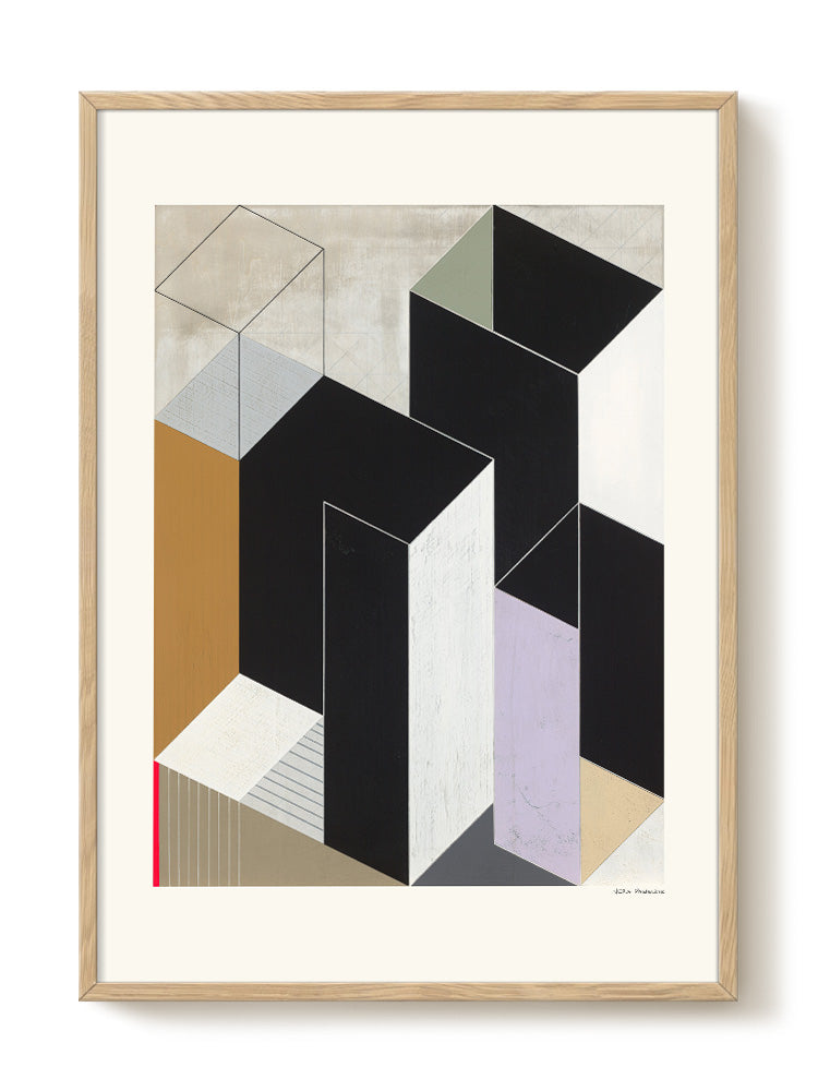 abstract portrait portrait Poster