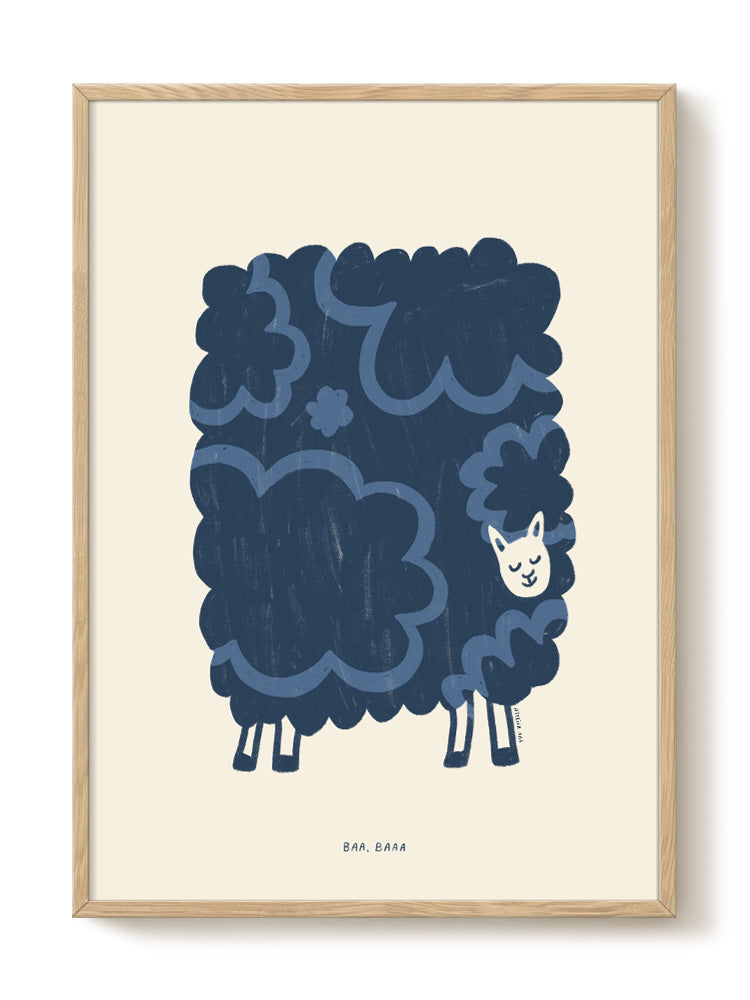 abstract animal portrait Poster