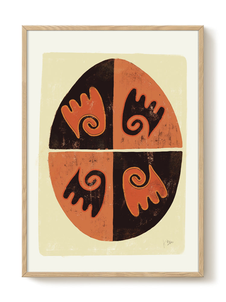 abstract portrait portrait Poster