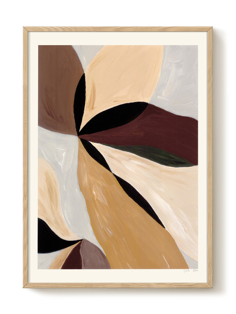 abstract portrait portrait Poster
