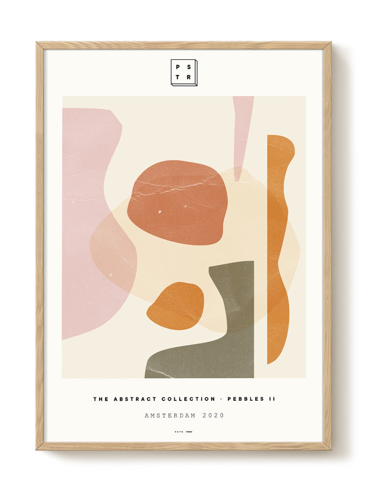 abstract portrait portrait black Poster