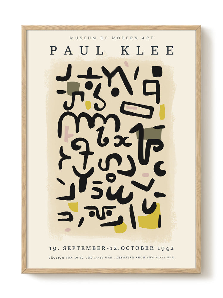 abstract portrait portrait Poster