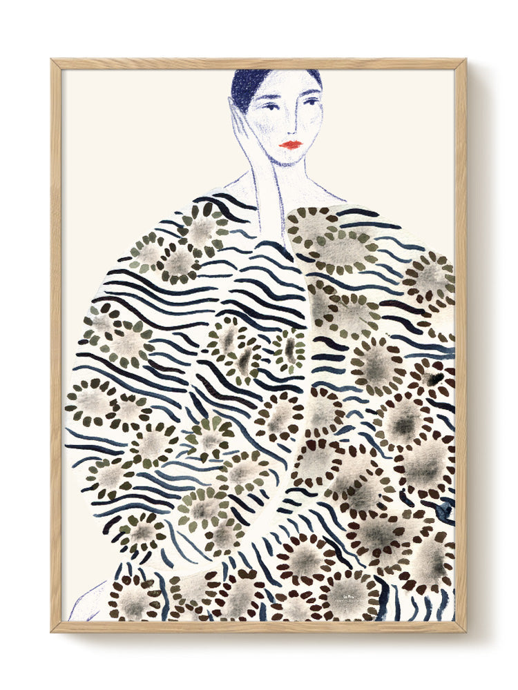 abstract portrait portrait Poster