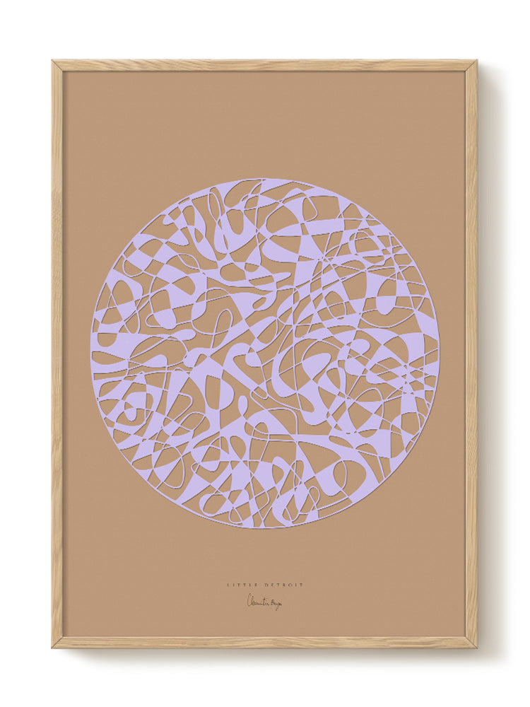 abstract portrait portrait Poster