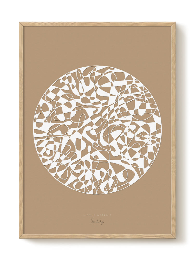 abstract portrait portrait Poster