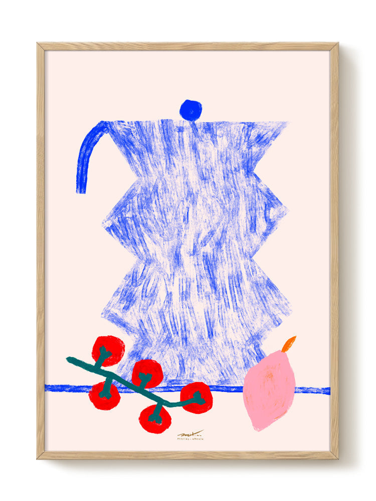 abstract portrait portrait Poster