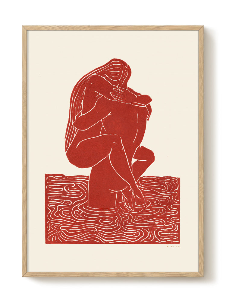 abstract portrait portrait Poster