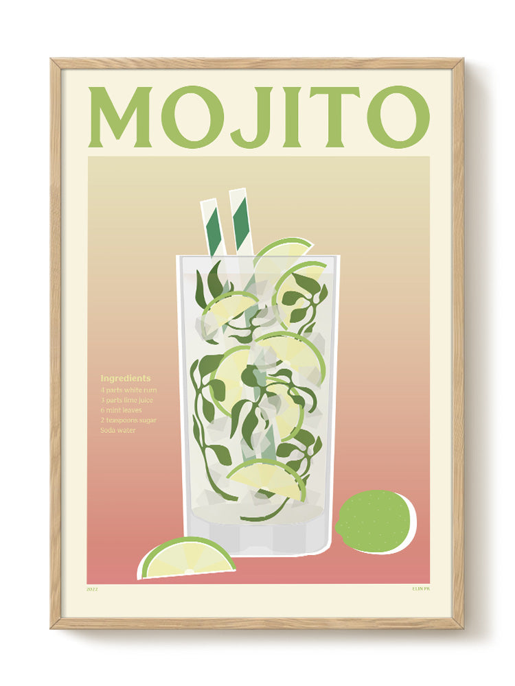 Elin PK - Mojito – modern wall art print, Falcozi Studio