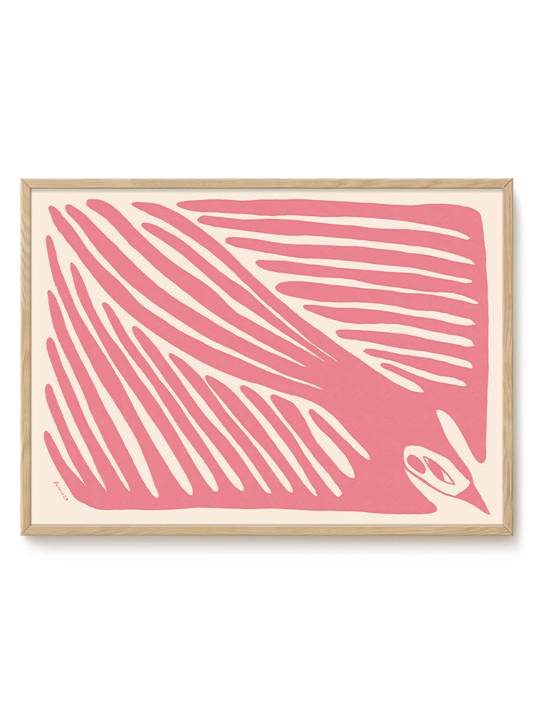 Abstract Birds Print – modern animal wall art, unique design