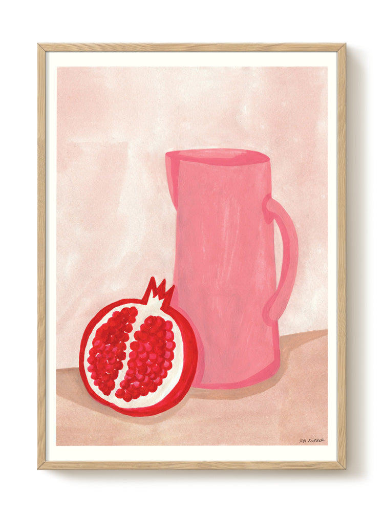 abstract portrait portrait pastel Poster