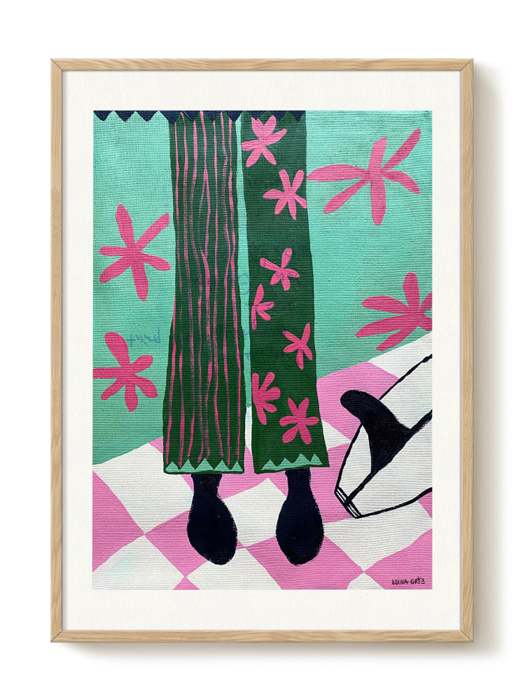 abstract portrait portrait Poster