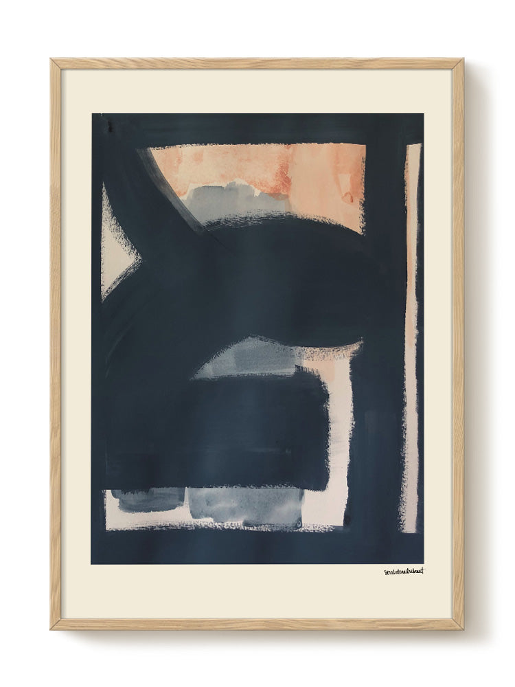 abstract portrait portrait Poster