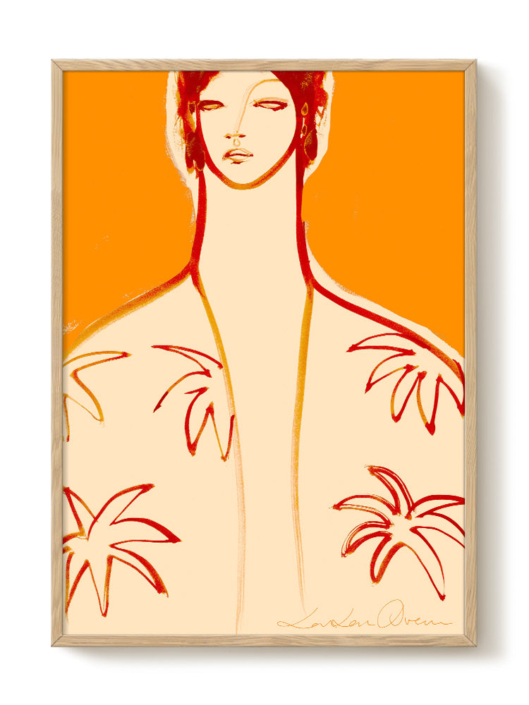 abstract portrait portrait Poster