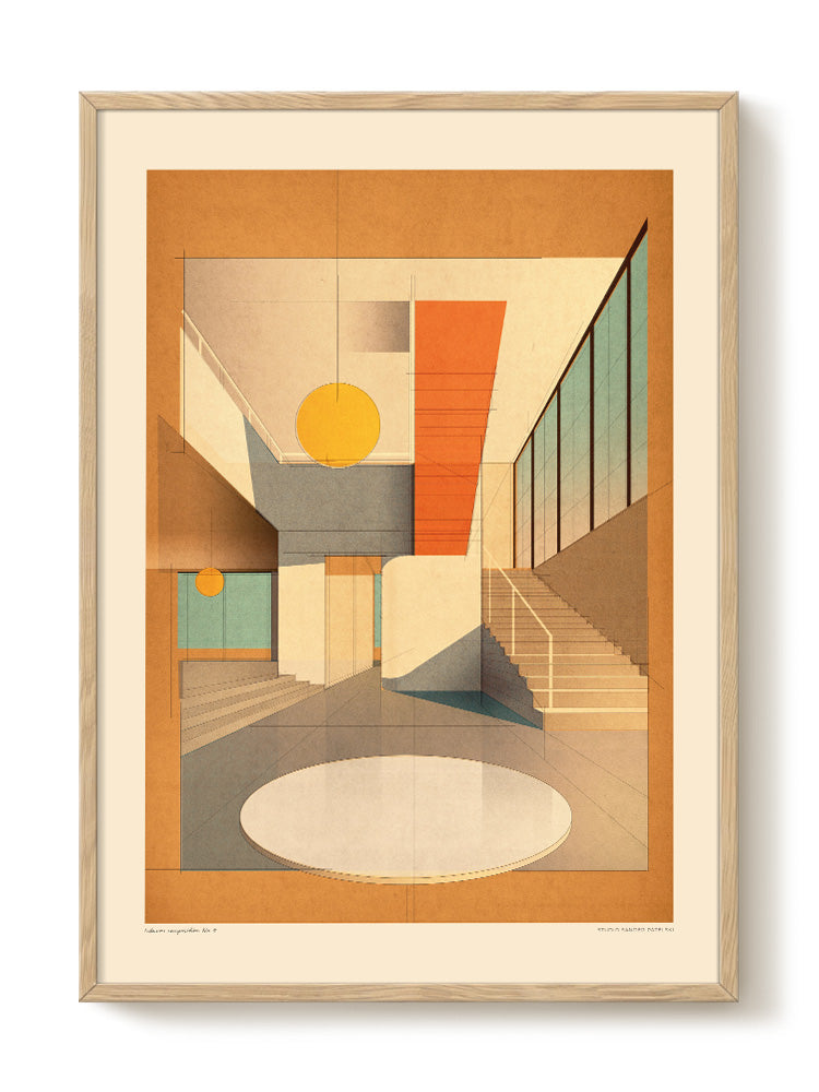 abstract portrait portrait Poster