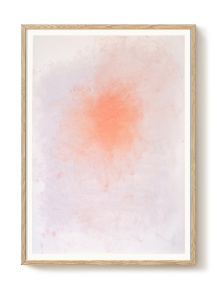 abstract portrait portrait pastel Poster