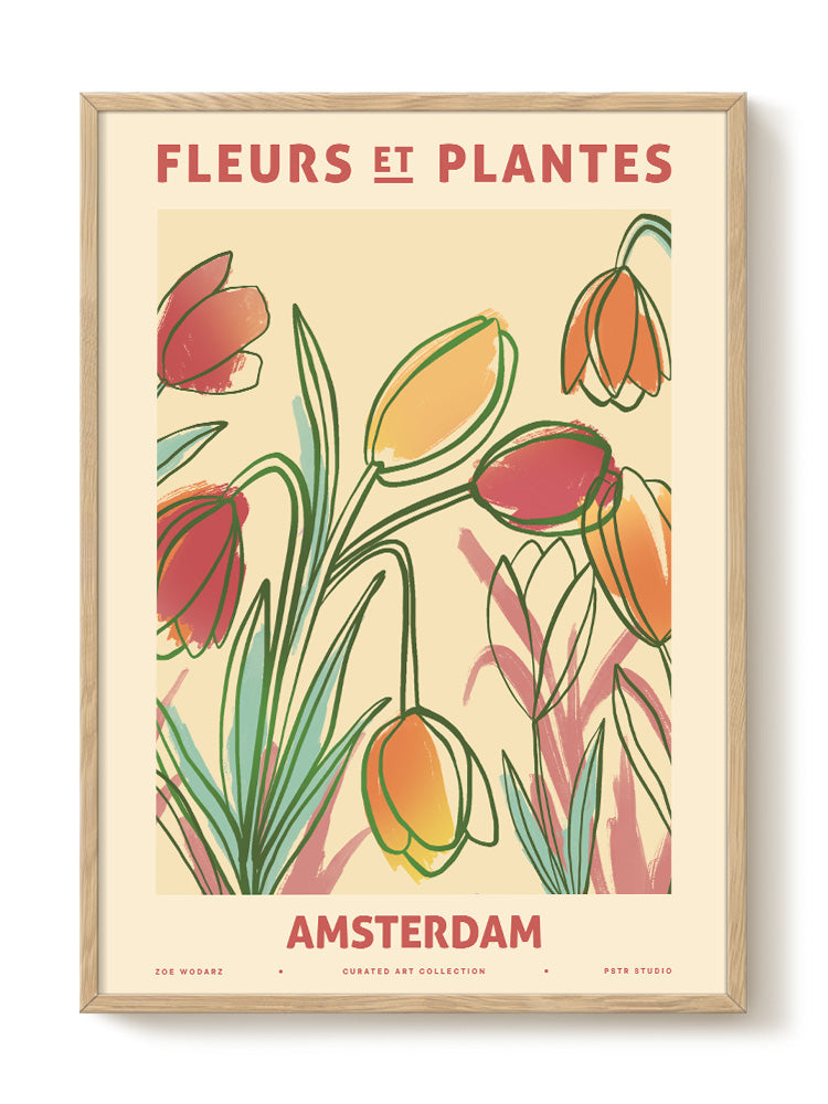 abstract portrait portrait Poster