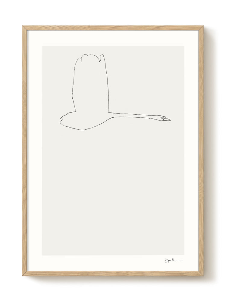 Abstract Birds Print – modern animal wall art, unique design