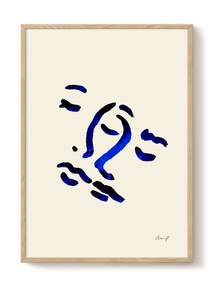 abstract portrait portrait Poster