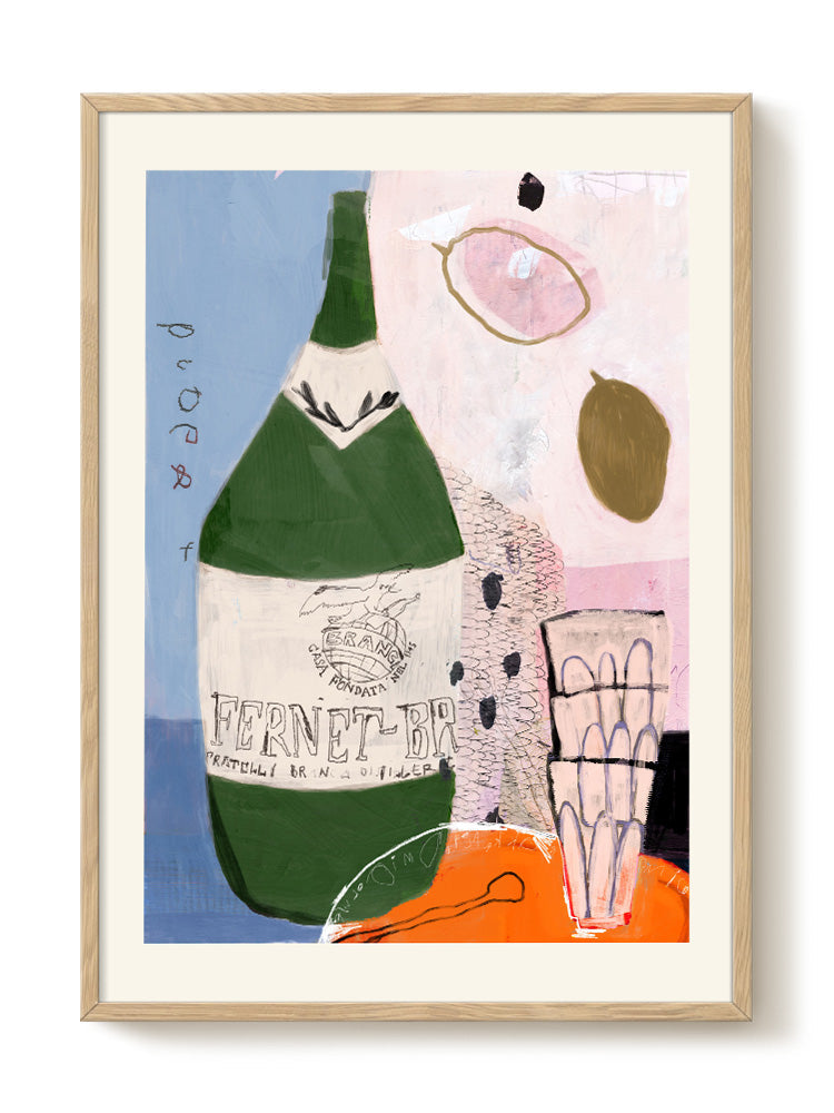 abstract portrait portrait Poster