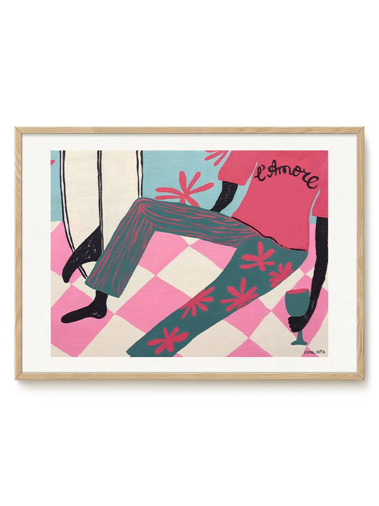 abstract landscape horizontal Poster