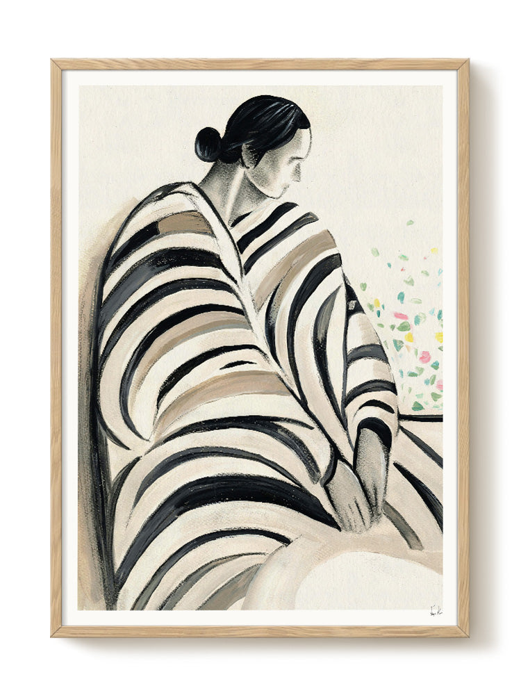 abstract portrait portrait Poster