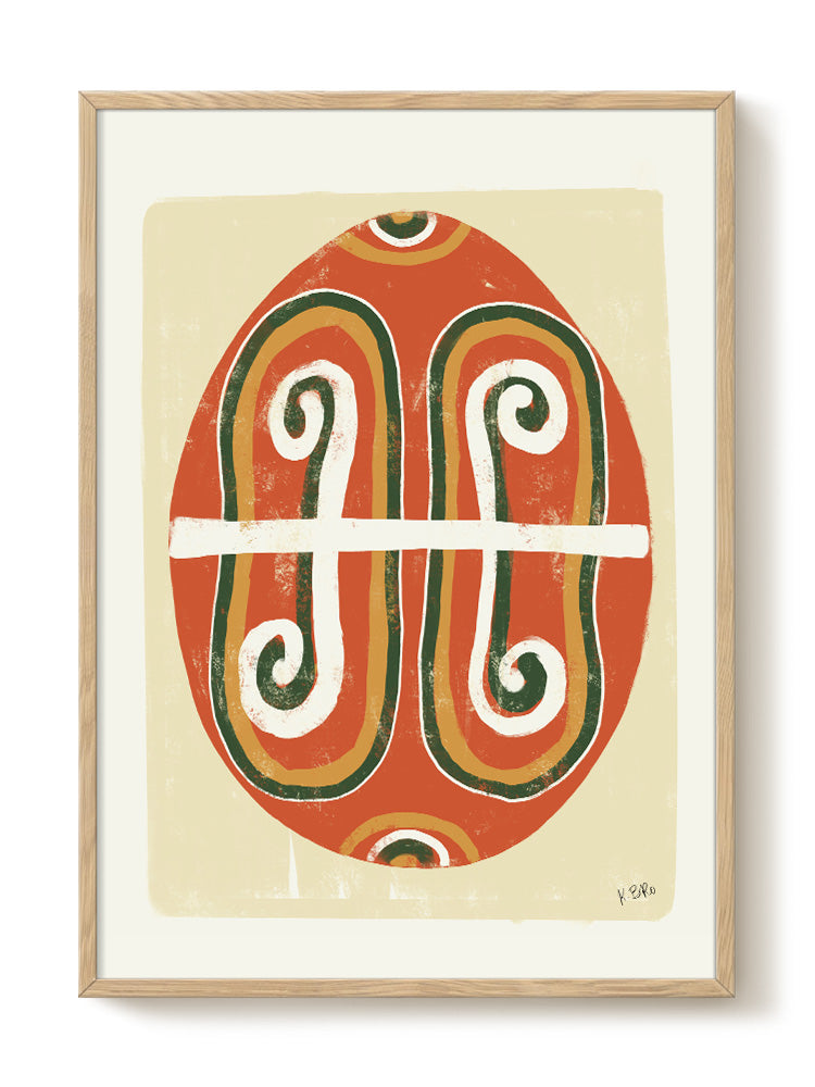 abstract portrait portrait Poster