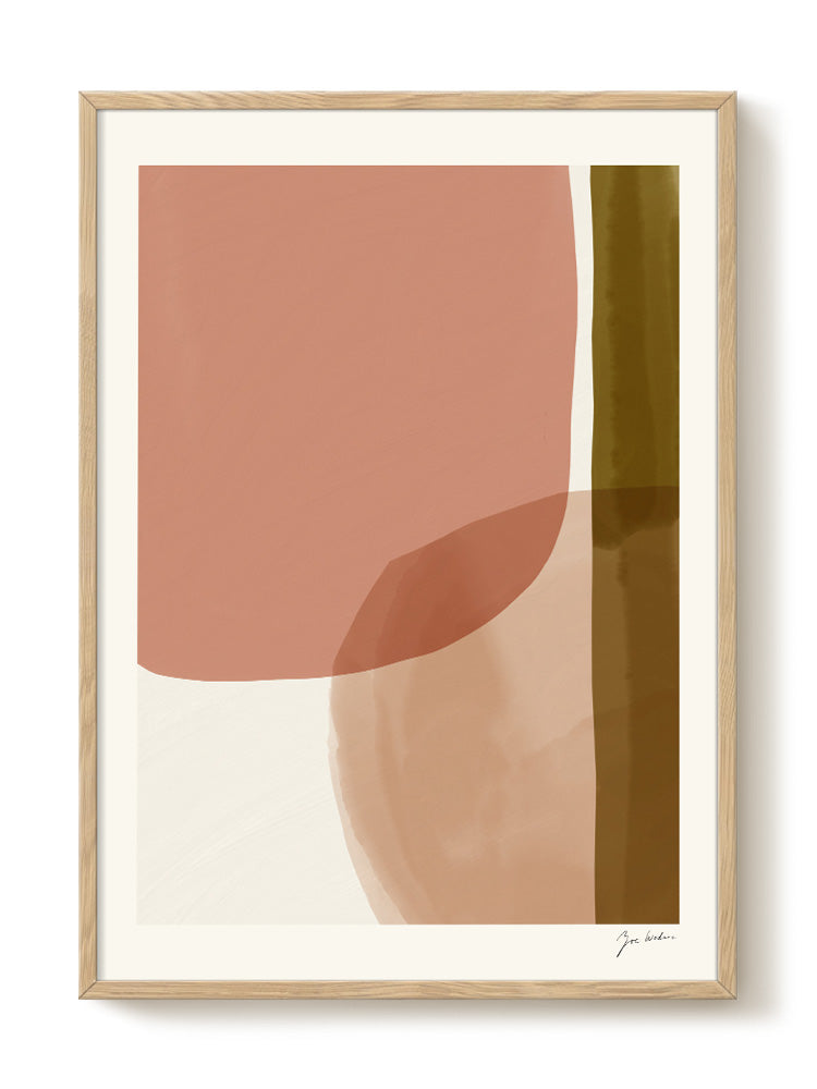 abstract portrait portrait Poster