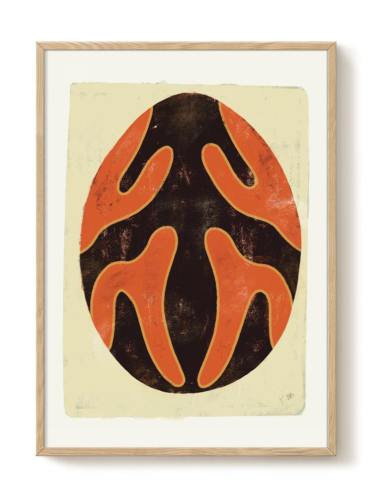 abstract portrait portrait Poster