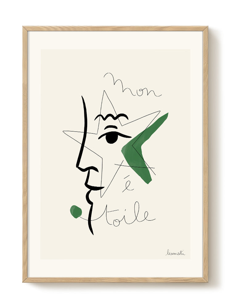 abstract portrait portrait Poster