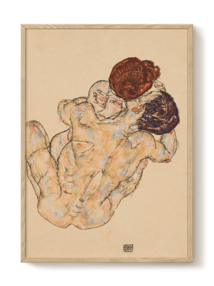 modern portrait portrait Art Print