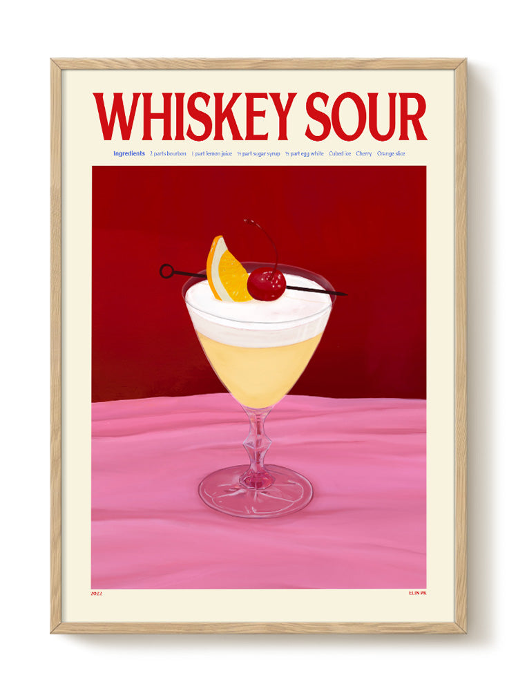 Elin PK - Whiskey Sour – modern wall art print, Falcozi Studio